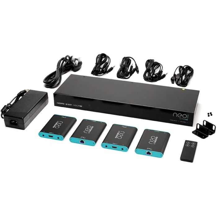 PulseEight Neo 4 Professional 4x4 Video Matrix Kit