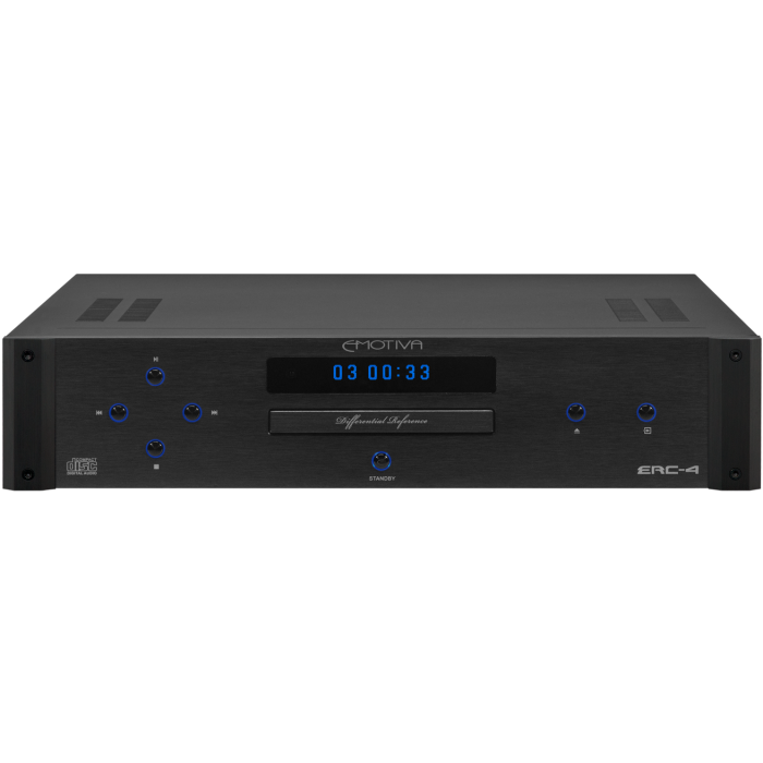 Emotiva ERC-4 Balanced CD Player and Transport Front