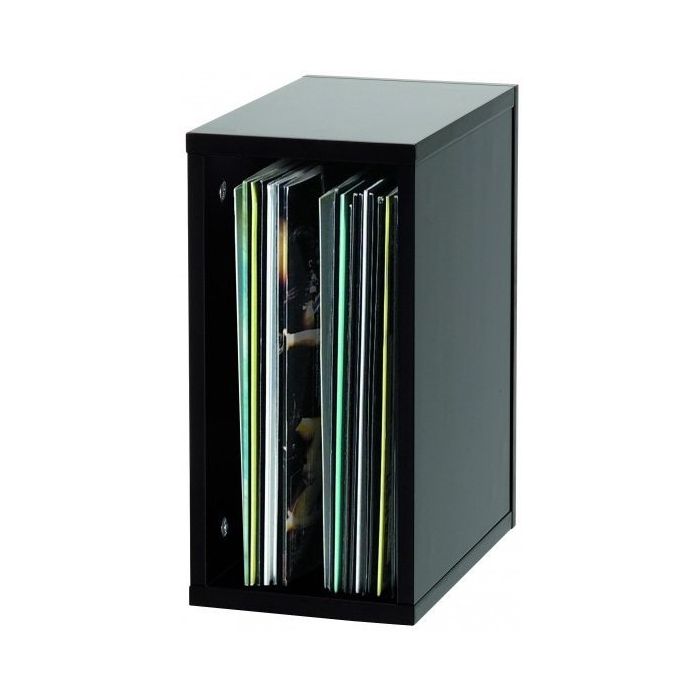 Glorious Record Box 55 Vinyl Record Storage Black