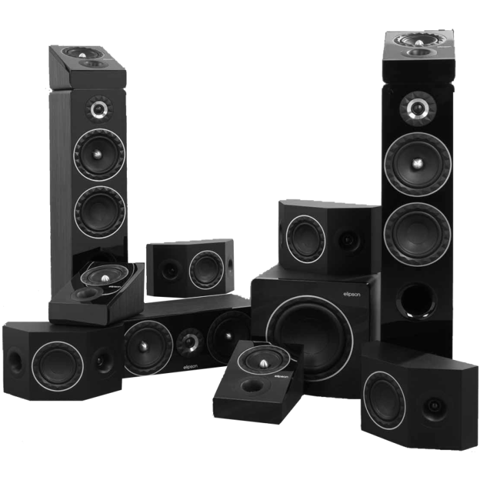 Elipson Prestige Facet 7.2.4 Speaker Package Black