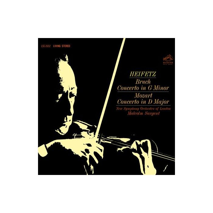 Heifetz Bruch Concerto in G Minor Mozart Concerto in D Major (180g 2LP 45RPM)