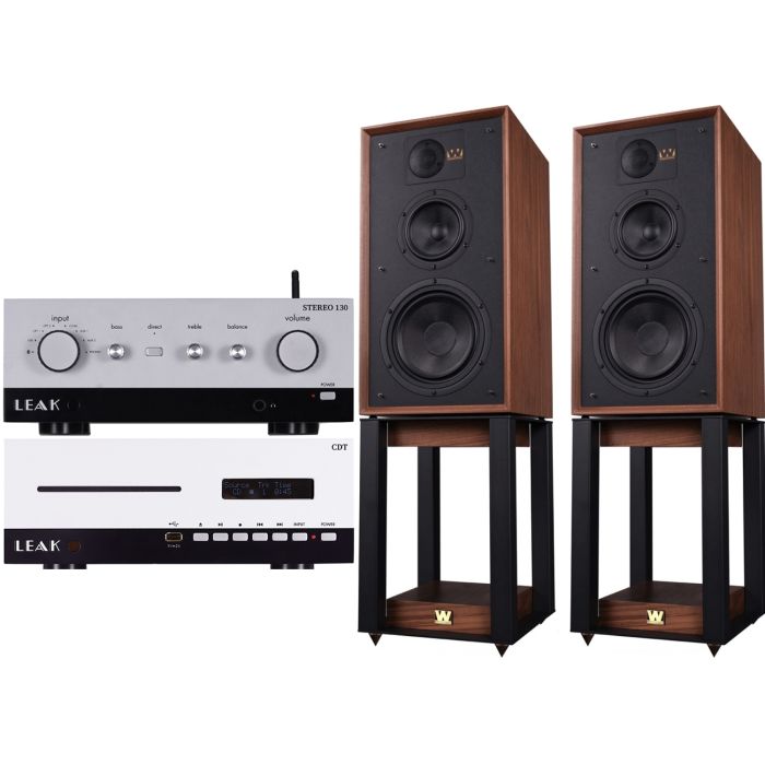 Leak Stereo 130 and Leak CDT and Wharfedale Linton Package