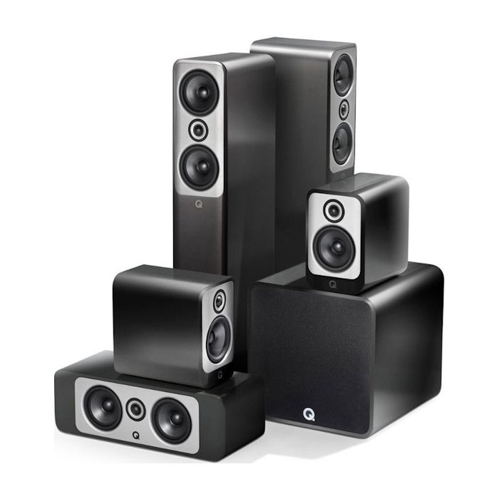 Q Acoustics Concept 50 5.1 Speaker Package black gloss