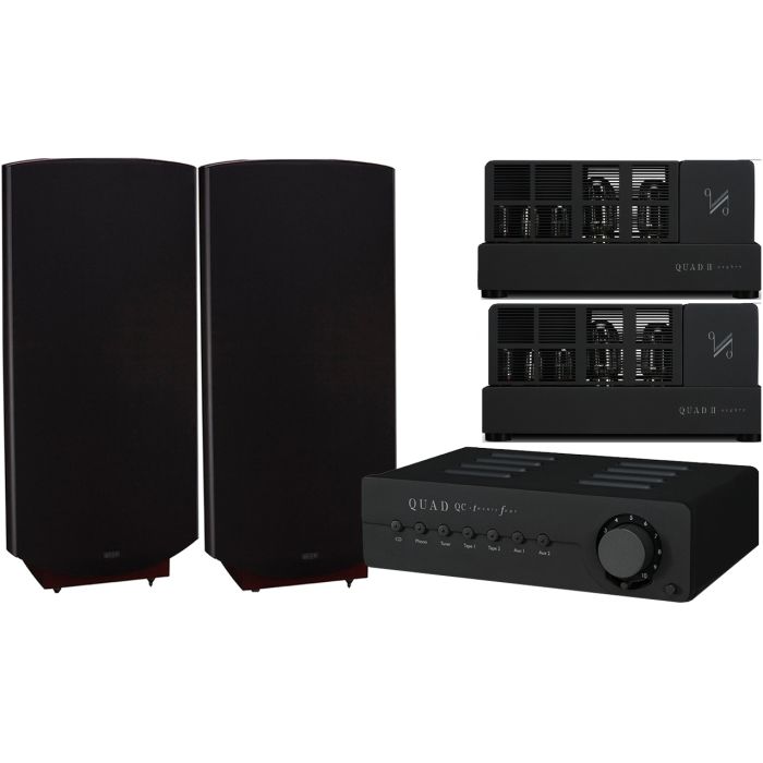 Quad ESL 2912 with Quad II Eighty Monobloks and QC24 Package