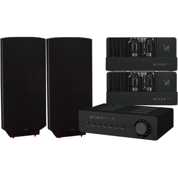 Quad ESL 2912 with Quad II Forty Monobloks and QC24 Package
