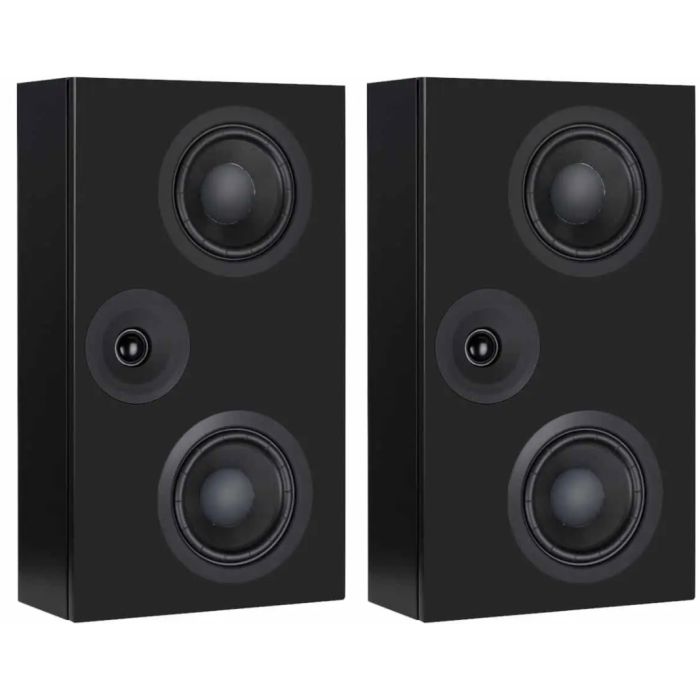 System Audio Legend 7.2 Silverback Active LCR Speaker (Single) - Satin Black