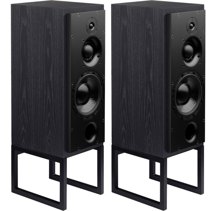 ATC SCM50ASL Active Speakers (Pair) - Black Ash