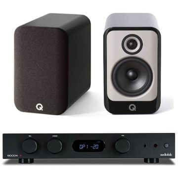 Audiolab 6000A MKII Amplifier with Q Acoustics Concept 30 Speakers