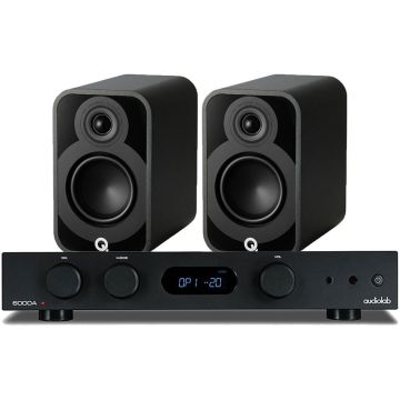 Audiolab 6000A MKII Amplifier with Q Acoustics 5010 Bookshelf Speakers