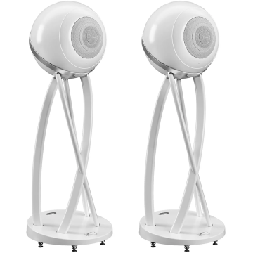 Cabasse The Pearl Pelegrina Active Speakers inc Stands (Pair) - White