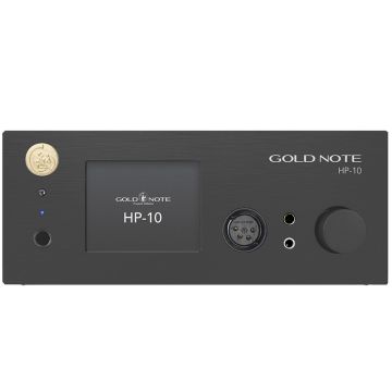 Gold Note HP-10 Deluxe Headphone Amplifier - Black