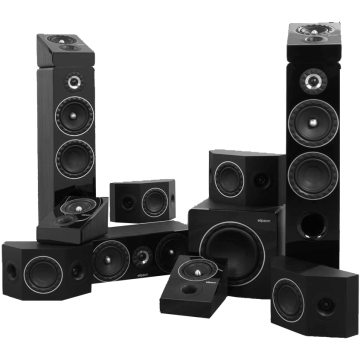 Elipson Prestige Facet 7.2.4 Speaker Package Black