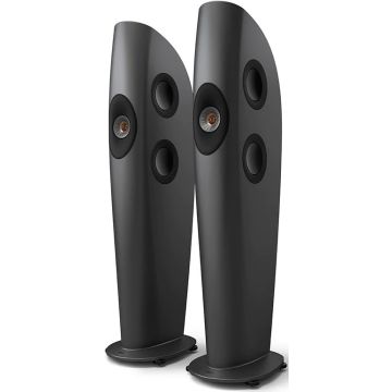 KEF Blade Two Meta Speakers (Pair)-Charcoal Grey/Bronze Ex Demo