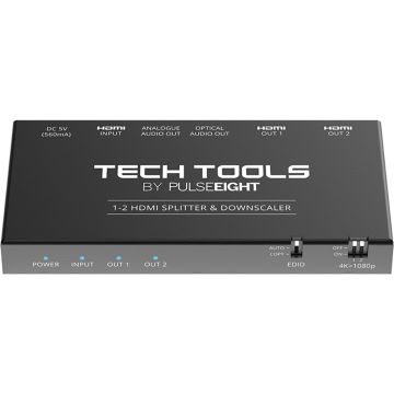 PulseEight Tech Tools 1-2 HDMI Splitter and Downscaler