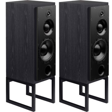 ATC SCM50ASL Active Speakers (Pair) - Black Ash
