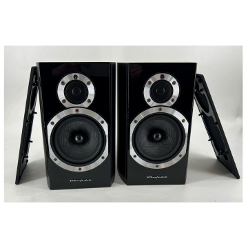 Wharfedale Diamond 10.1 -Bookshelf Speakers Black Wood Stand Mount Compact Used